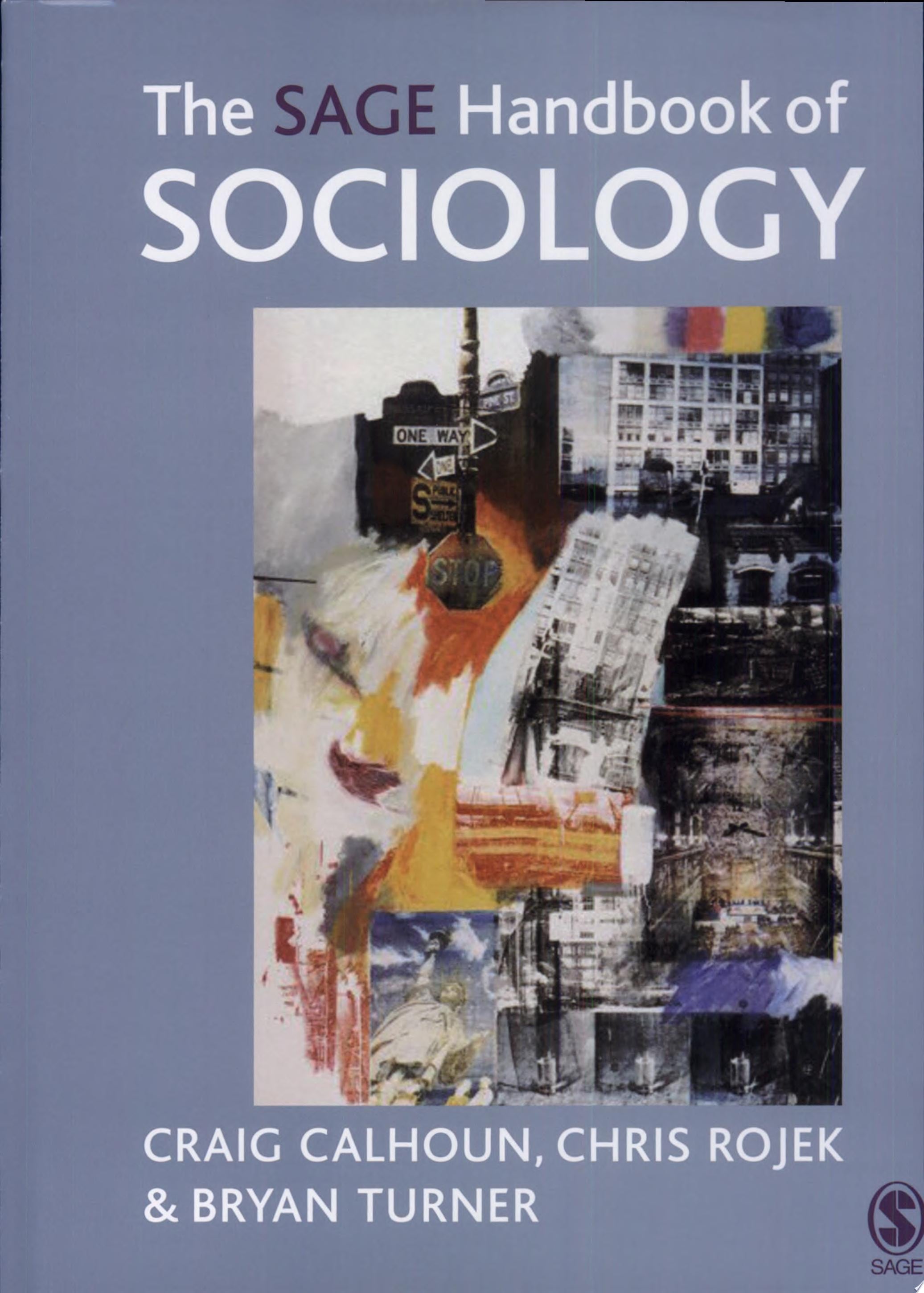 Book cover of The SAGE Handbook of Sociology by Calhoun, Craig