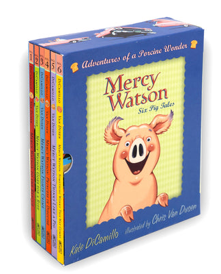 Book cover of Mercy Watson Boxed Set: Adventures of a Porcine Wonder: Books 1-6 by DiCamillo, Kate