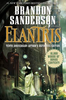 Elantris by Sanderson, Brandon book cover