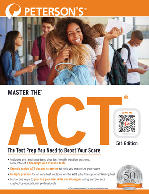 Book cover of Master The(tm) Act(r) by Peterson's, Peterson's