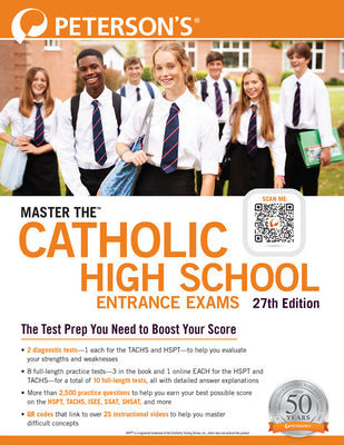 Master The(tm) Catholic High School Entrance Exams by Peterson's book cover