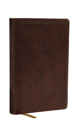 Nrsv, Catholic Bible, Gift Edition, Leathersoft, Brown, Comfort Print: Holy Bible by Catholic Bible Press book cover