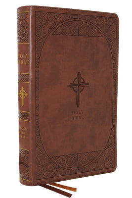 Nabre, New American Bible, Revised Edition, Catholic Bible, Large Print Edition, Leathersoft, Brown, Comfort Print: Holy Bible by Catholic Bible Press book cover