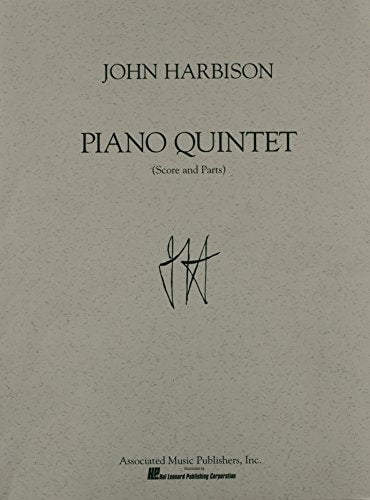 Book cover of Piano Quintet: Score and Parts by Harbison, John