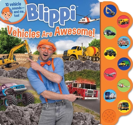 Book cover of Blippi: Vehicles Are Awesome! by Feldman, Thea