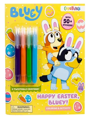 Bluey Colortivity: Happy Easter, Bluey! by Delaney Foerster book cover