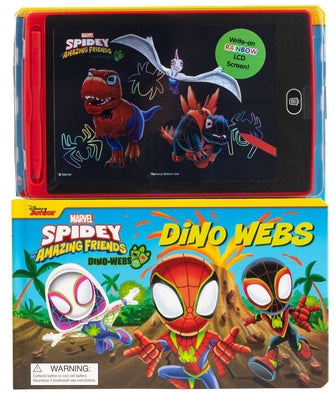 Marvel: Spidey and His Amazing Friends: Dino Webs! by Steve Behling book cover