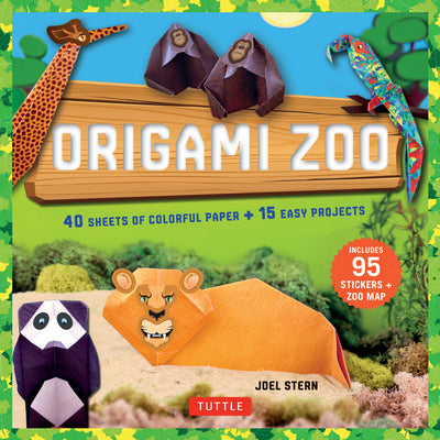 Origami Zoo Kit: Make a Complete Zoo of Origami Animals!: Kit with Origami Book, 15 Projects, 40 Origami Papers, 95 Stickers & Fold-Out Zoo Map product image