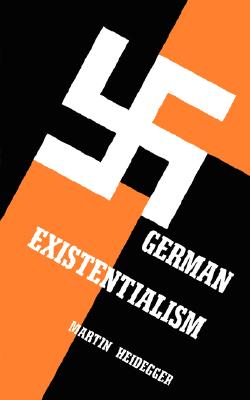 German Existentialism by Martin Heidegger book cover