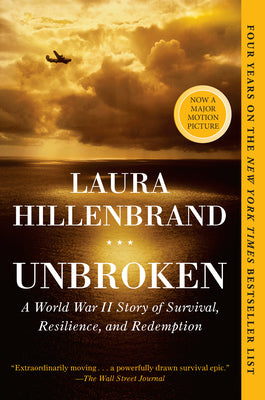 Book cover of Unbroken: A World War II Story of Survival, Resilience, and Redemption by Hillenbrand, Laura