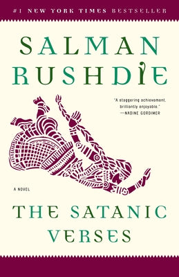 The Satanic Verses by Salman Rushdie book cover
