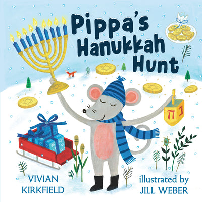 Pippa's Hanukkah Hunt by Vivian Kirkfield book cover