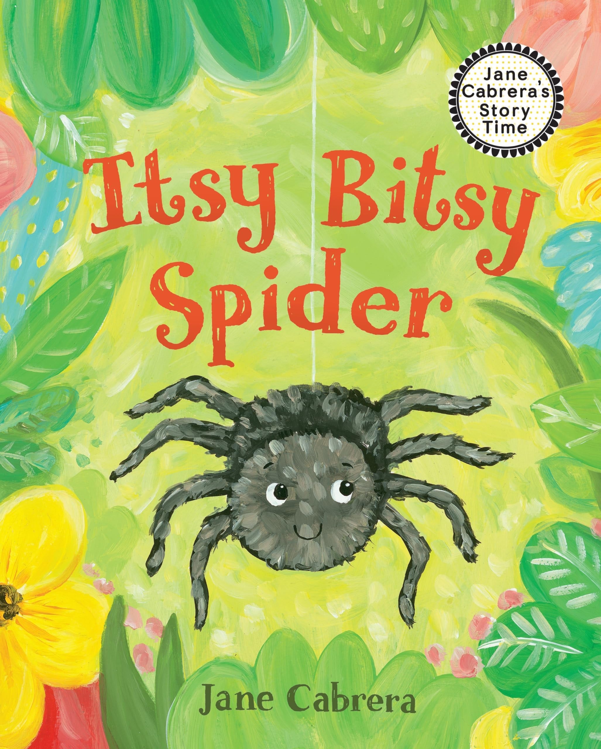 Book cover of Itsy Bitsy Spider by Cabrera, Jane