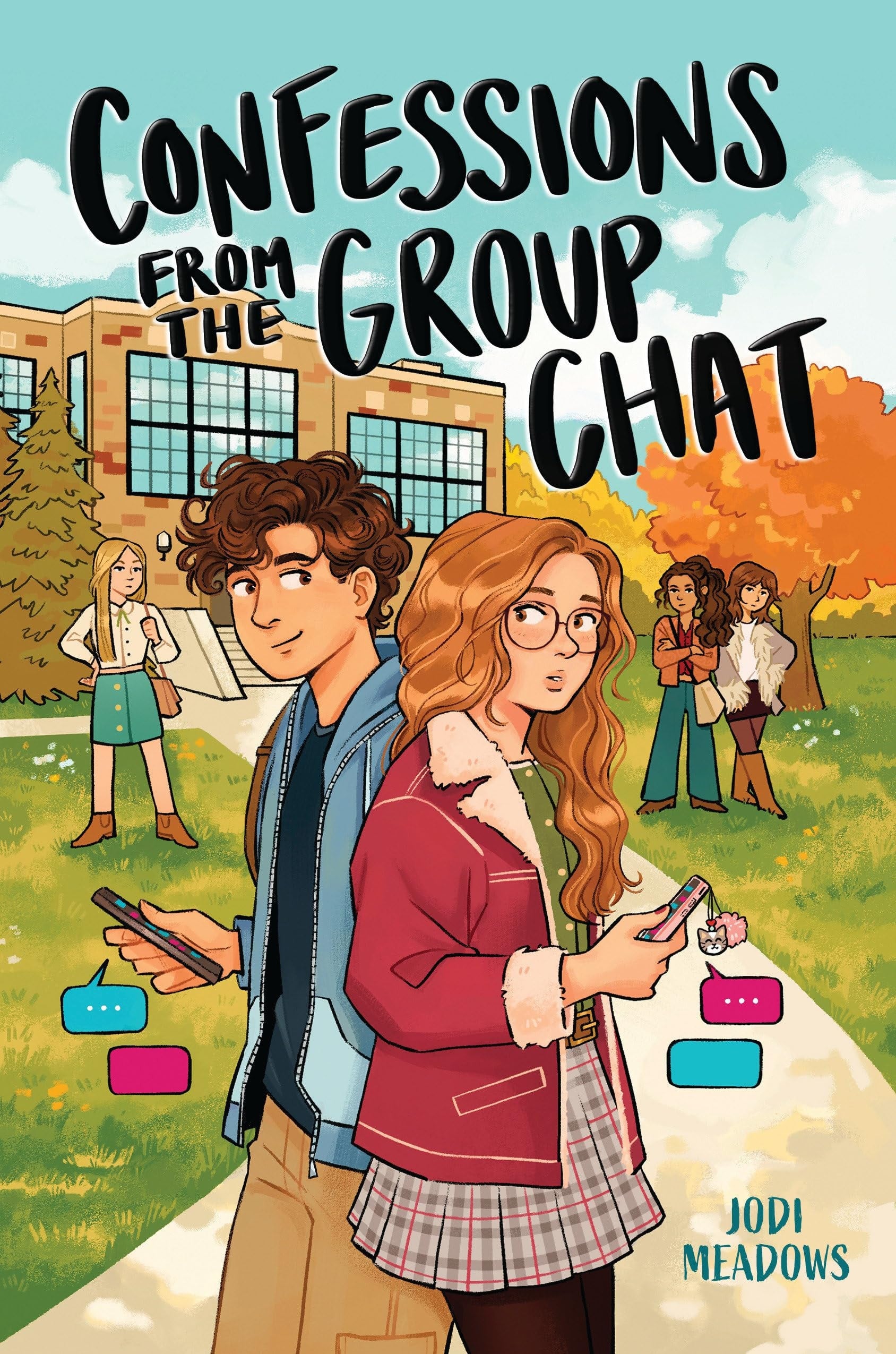 Book cover of Confessions from the Group Chat by Meadows, Jodi