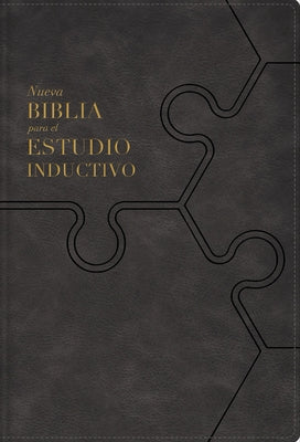Nbla, Nueva Biblia Para El Estudio Inductivo, Interior a DOS Colores, Leathersoft, Gris, Comfort Print by Nbla-Nueva Biblia de Las Am book cover