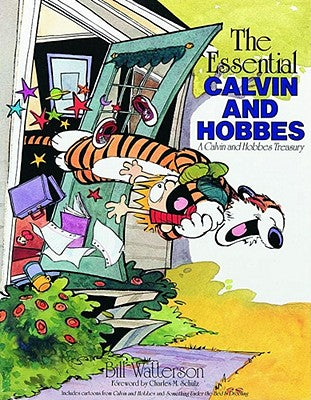 Book cover of The Essential Calvin and Hobbes: A Calvin and Hobbes Treasury by Watterson, Bill