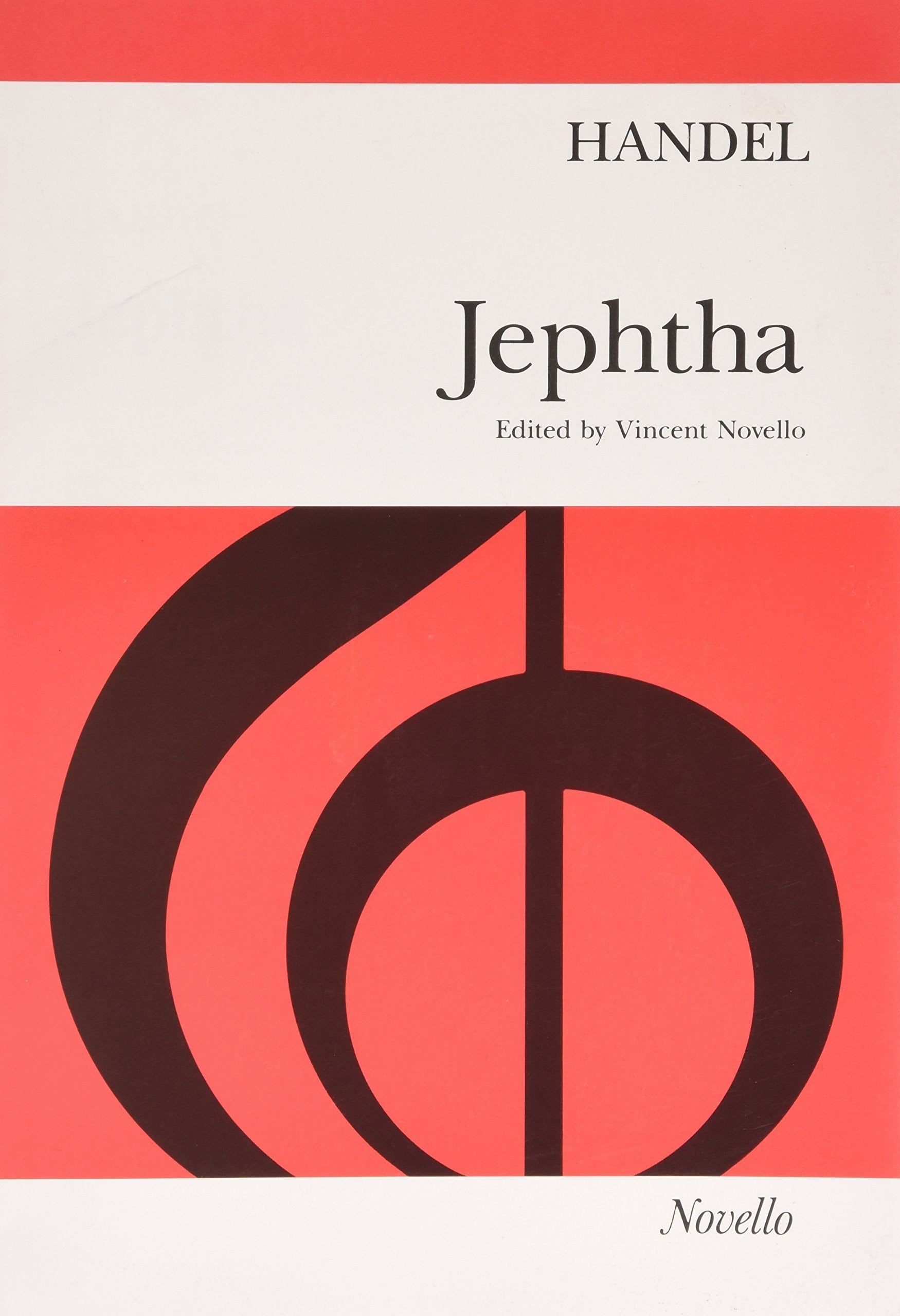 Book cover of Jephtha by Frideric Handel, George