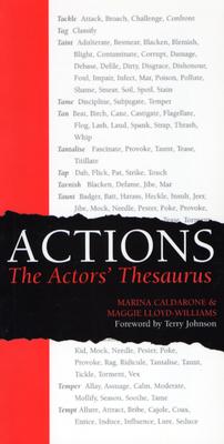 Book cover of Actions: The Actors' Thesaurus by Calderone, Marina