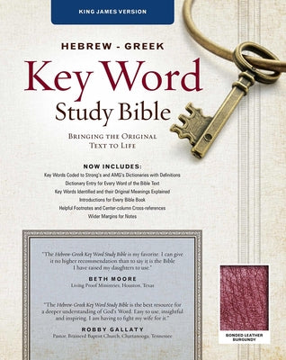 Book cover of Hebrew-Greek Key Word Study Bible-KJV: Key Insights Into God's Word by Zodhiates, Spiros