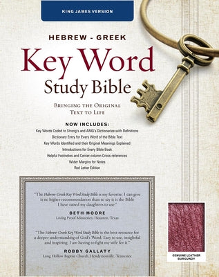 Book cover of Hebrew-Greek Key Word Study Bible-KJV by Zodhiates, Spiros
