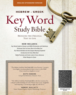 Book cover of Hebrew-Greek Key Word Study Bible-ESV: Key Insights Into God's Word by Zodhiates, Spiros