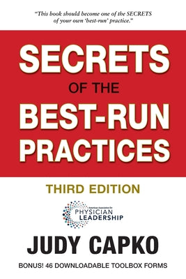 Secrets of the Best-Run Practices, 3rd Edition by Judy Capko book cover