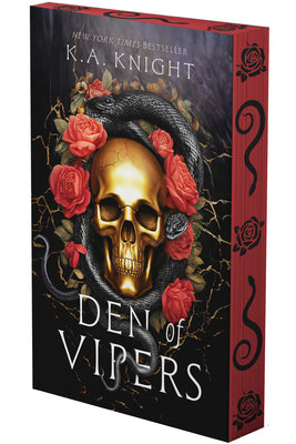 Book cover of Den of Vipers: A Dark Romance (Deluxe Edition) by Knight, K. A.