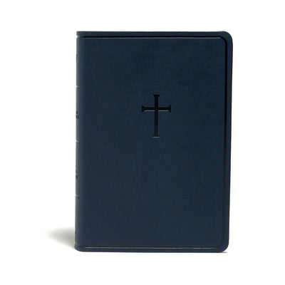 Book cover of KJV Everyday Study Bible, Navy Cross Leathertouch by Holman Bible Publishers