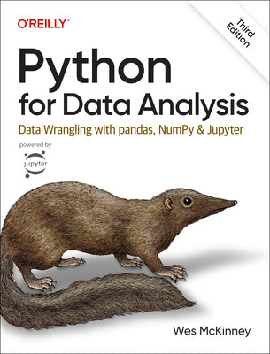 Python for Data Analysis: Data Wrangling with Pandas, Numpy, and Jupyter by McKinney, Wes book cover