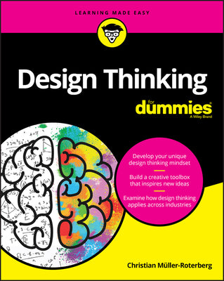Book cover of Design Thinking for Dummies by M