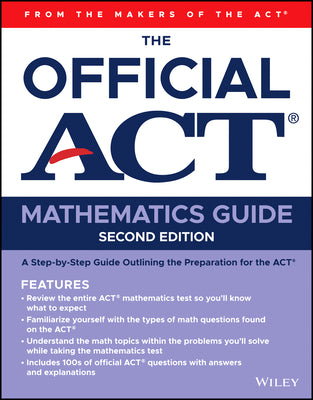 Book cover of The Official ACT Mathematics Guide by ACT