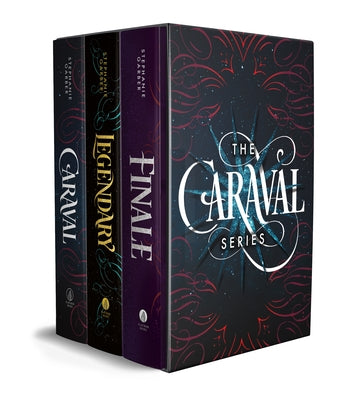 Book cover of Caraval Paperback Boxed Set: Caraval, Legendary, Finale by Garber, Stephanie