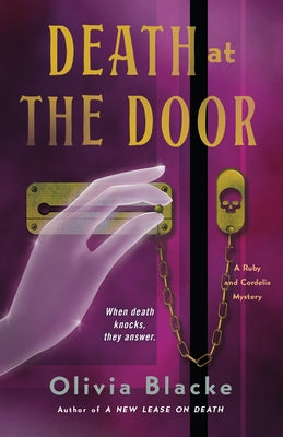 Book cover of Death at the Door: A Ruby and Cordelia Mystery by Blacke, Olivia