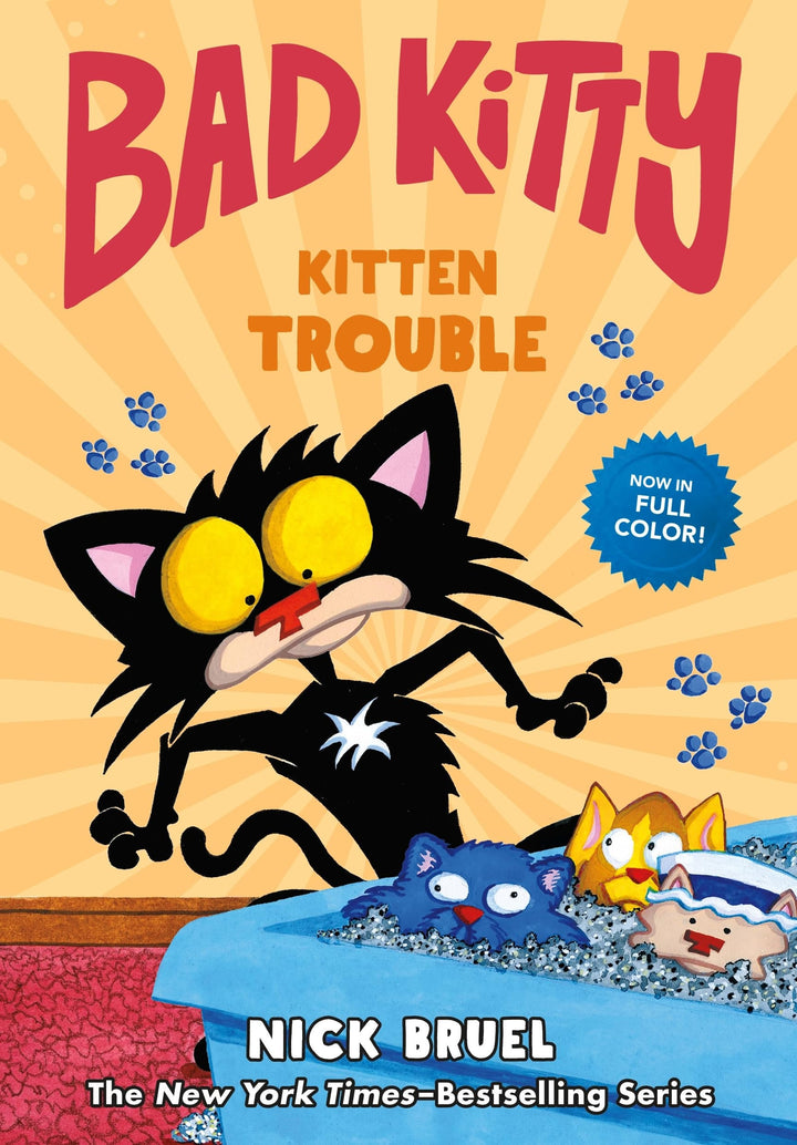 Book cover of Bad Kitty: Kitten Trouble (Full-Color Edition) by Bruel, Nick