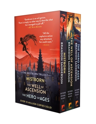 Book cover of Mistborn Trilogy Tpb Boxed Set: Mistborn, the Well of Ascension, the Hero of Ages by Sanderson, Brandon