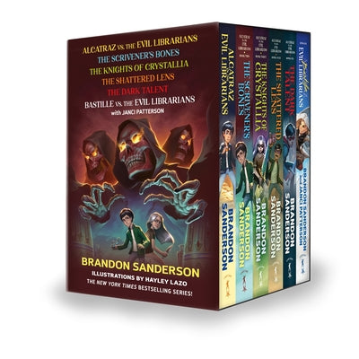 Alcatraz Versus the Evil Librarians Tpb Boxed Set: Books 1-6 by Brandon Sanderson book cover