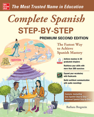 Book cover of Complete Spanish Step-By-Step, Premium Second Edition by Bregstein, Barbara