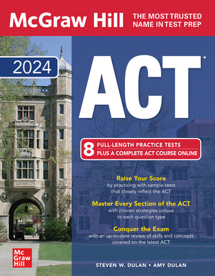 Book cover of McGraw Hill ACT 2024 by Dulan, Steven W.