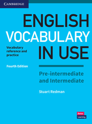 English Vocabulary in Use Pre-Intermediate and Intermediate Book with Answers: Vocabulary Reference and Practice by Redman, Stuart book cover