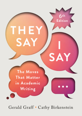 They Say / I Say by Graff, Gerald book cover