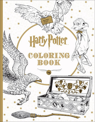 Book cover of Harry Potter Coloring Book by Scholastic
