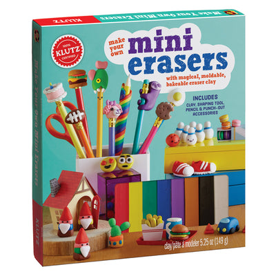 Book cover of Make Your Own Mini Erasers by Klutz