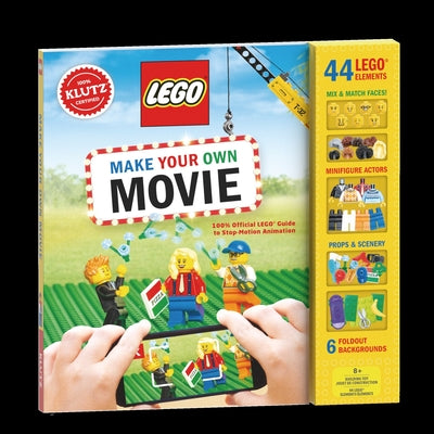 Book cover of Lego Make Your Own Movie: 100% Official Lego Guide to Stop-Motion Animation by Klutz