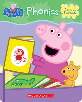 Peppa Phonics Boxed Set by Scholastic book cover