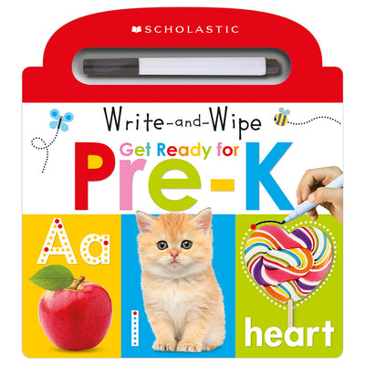 Write and Wipe Get Ready for Pre-K: Scholastic Early Learners (Write and Wipe) by Scholastic book cover