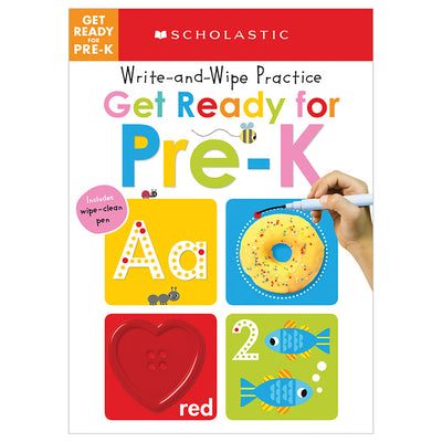 Get Ready for Pre-K Write and Wipe Practice: Scholastic Early Learners (Write and Wipe) by Scholastic book cover