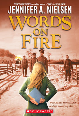 Words on Fire by Jennifer A. Nielsen book cover