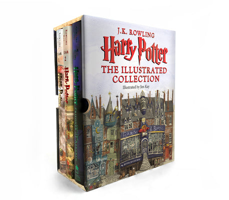 Book cover of Harry Potter: The Illustrated Collection (Books 1-3 Boxed Set) by Rowling, J. K.