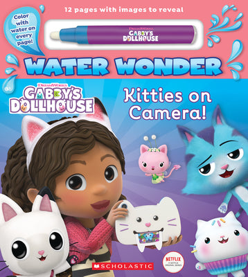 Book cover of Gabby's Dollhouse Water Wonder (a Gabby's Dollhouse Water Wonder Storybook) by Scholastic