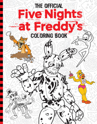 Book cover of Five Nights at Freddy's Official Coloring Book: An Afk Book by Cawthon, Scott